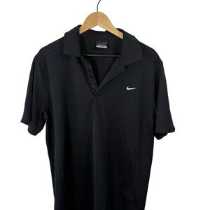 Nike Golf Dri-Fit Black Polo Shirt Men’s Large